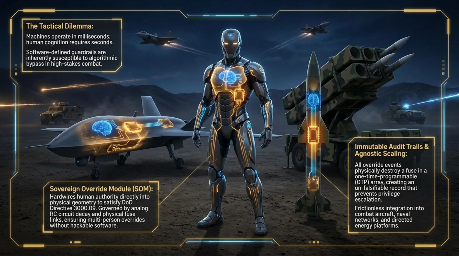 Sovereign Override Module deployed across air, ground, and naval platforms